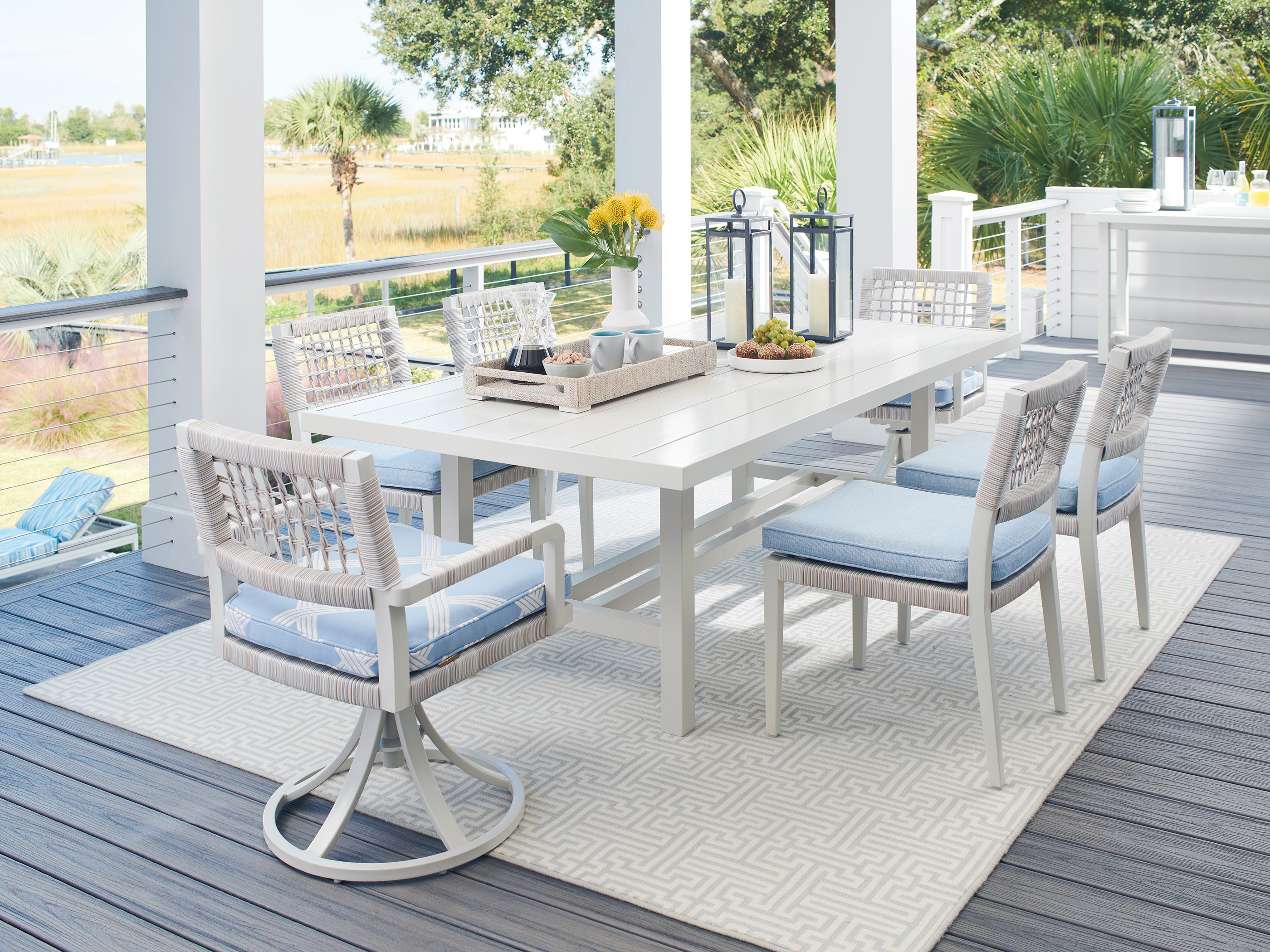 timber 7 piece dining set