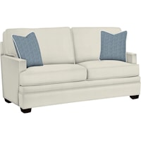 Transitional Kensington Loveseat with Track Arms