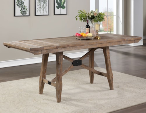 96" Counter Table w/ 2 12-inch Leaves
