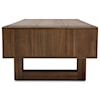 Michael Amini Brooklyn Walk Rectangular Single Drawer Cocktail Table