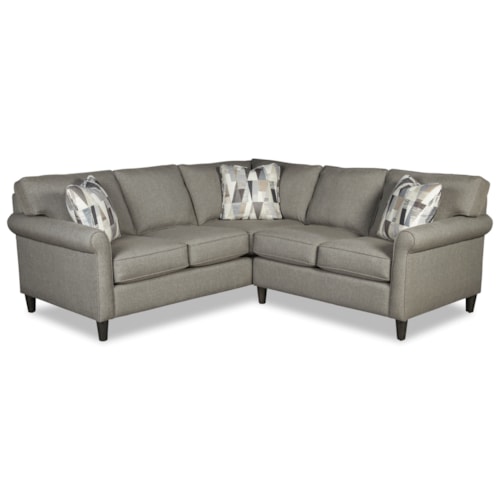 Customizable 4-Seat Sectional Sofa w/ LAF Return Sofa