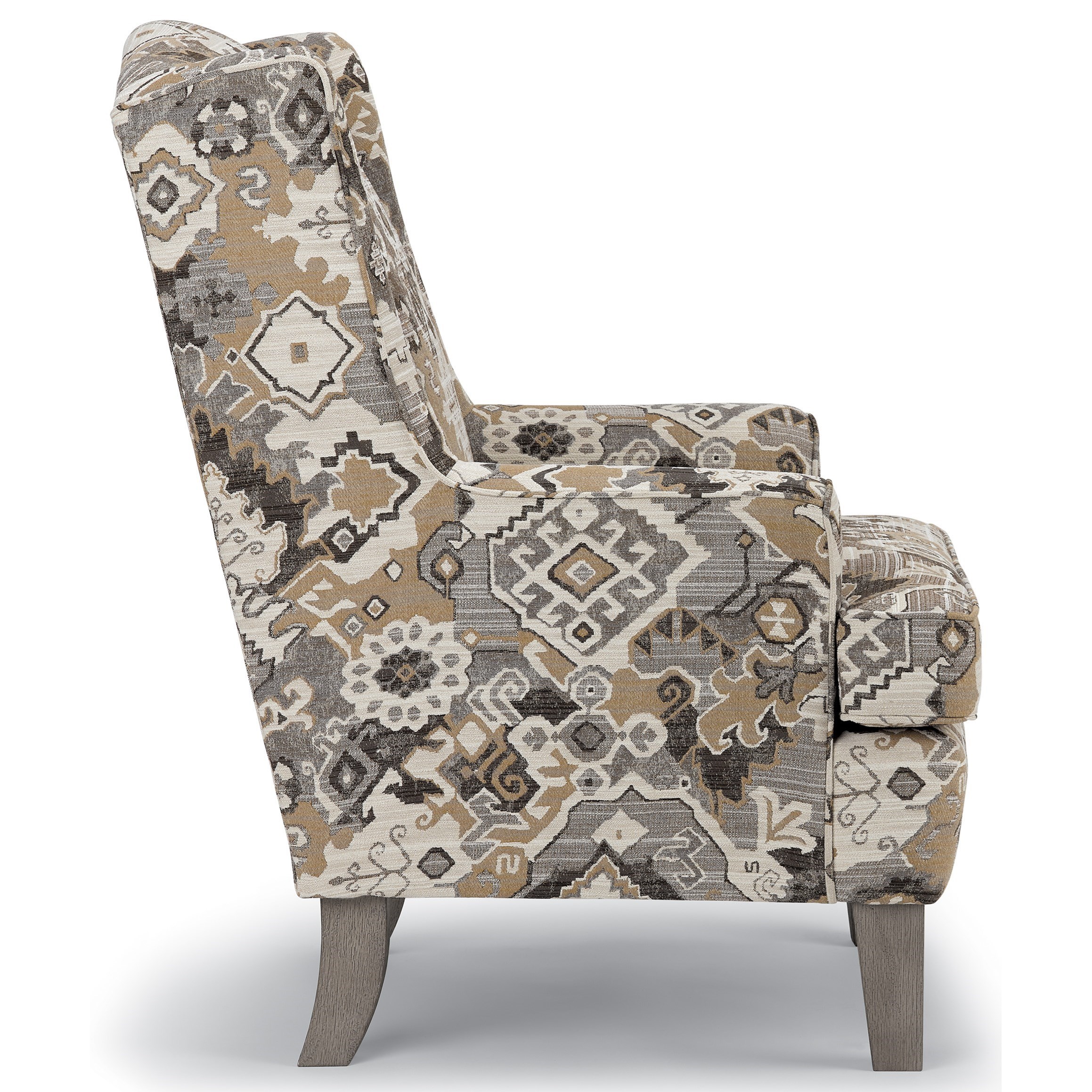 Best Home Furnishings Andrea 0170R 33226 Andrea Wing Chair Dunk