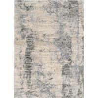 8'10" x 13'" Ivory/Blue Palette Rug