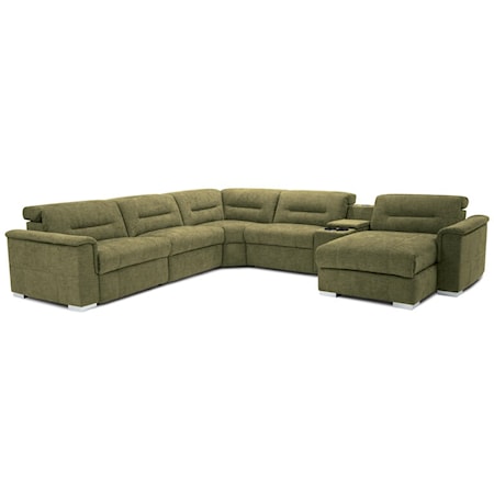 Keoni 5-Seat Power Reclining Sectional Sofa