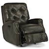 Flexsteel Devon Power Headrest Recliner w/ Nailheads