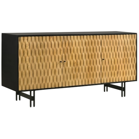 Aminah 3-door Wood Accent Cabinet and