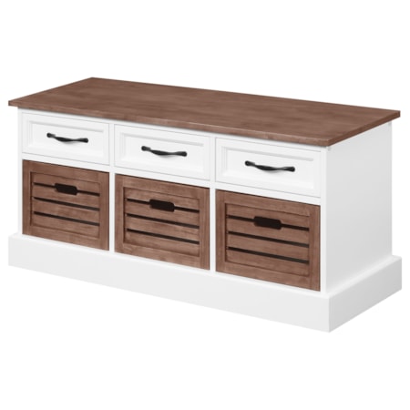 Alma 3-drawer Storage Bench