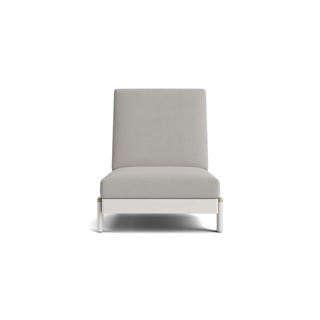 Cushioned Adj. Chaise Lounge w/Wheels