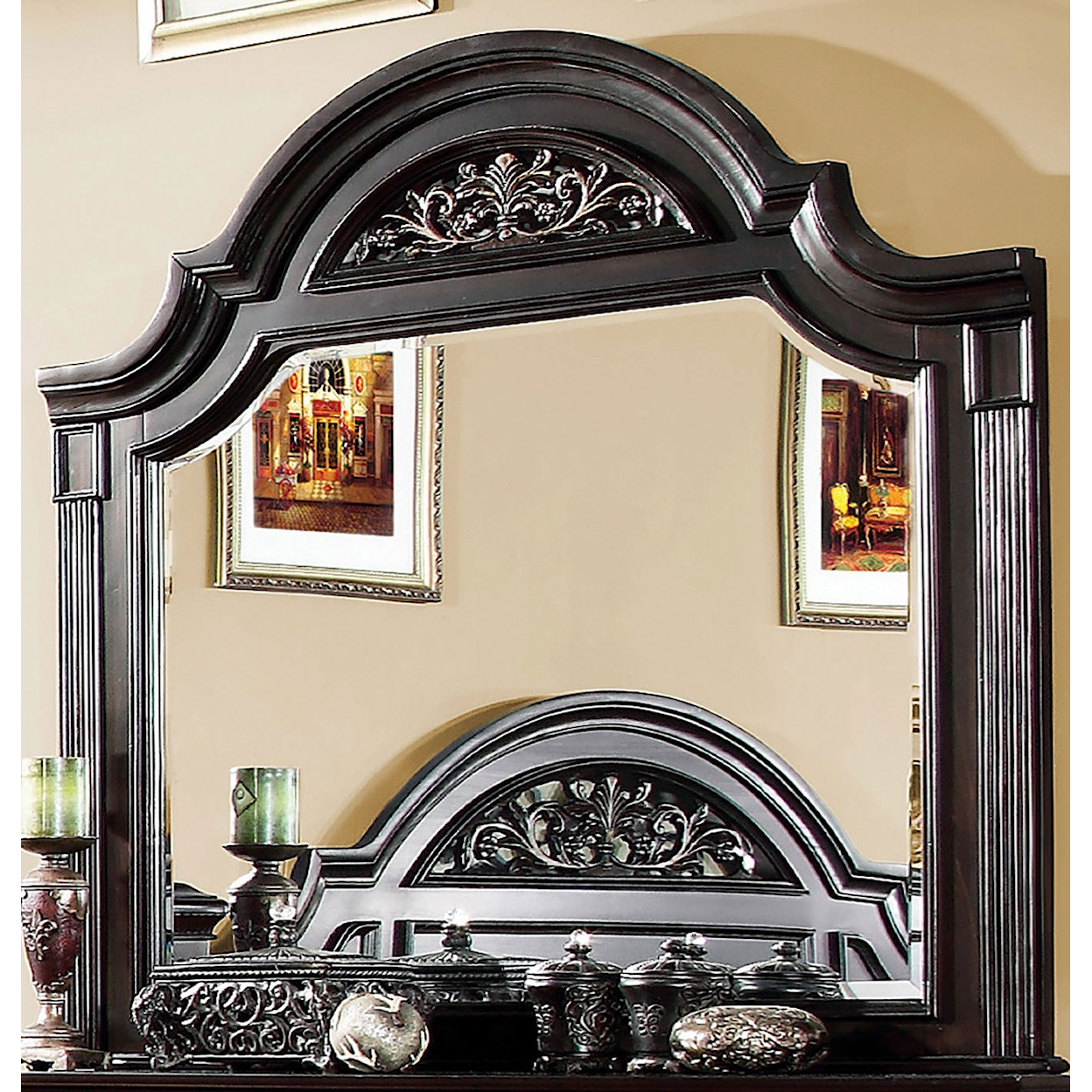 Furniture of America Syracuse Dresser Mirror