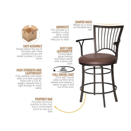 Swivel Bar Stool