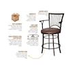 Prime Bayview Swivel Counter Stool 