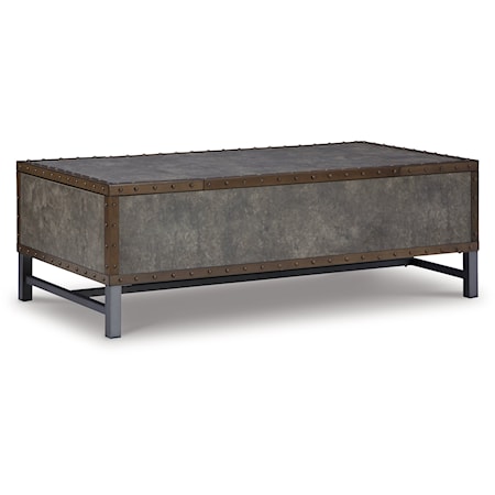 Industrial Lift-Top Coffee Table