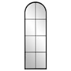 Uttermost Amiel Amiel Black Arch Window Mirror
