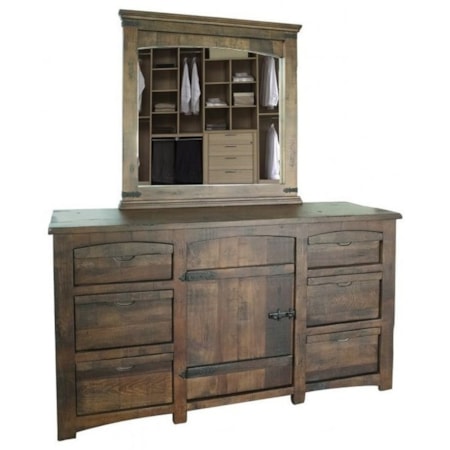 Dresser and Mirror