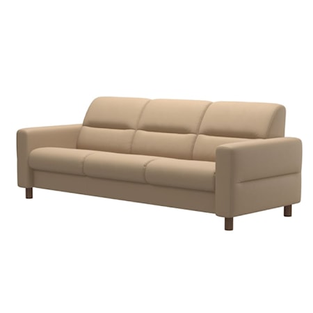 3-Seater Sofa with Upholstered Arm