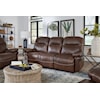 Best Home Furnishings Leya Leather Power Space Saver Reclining Sofa