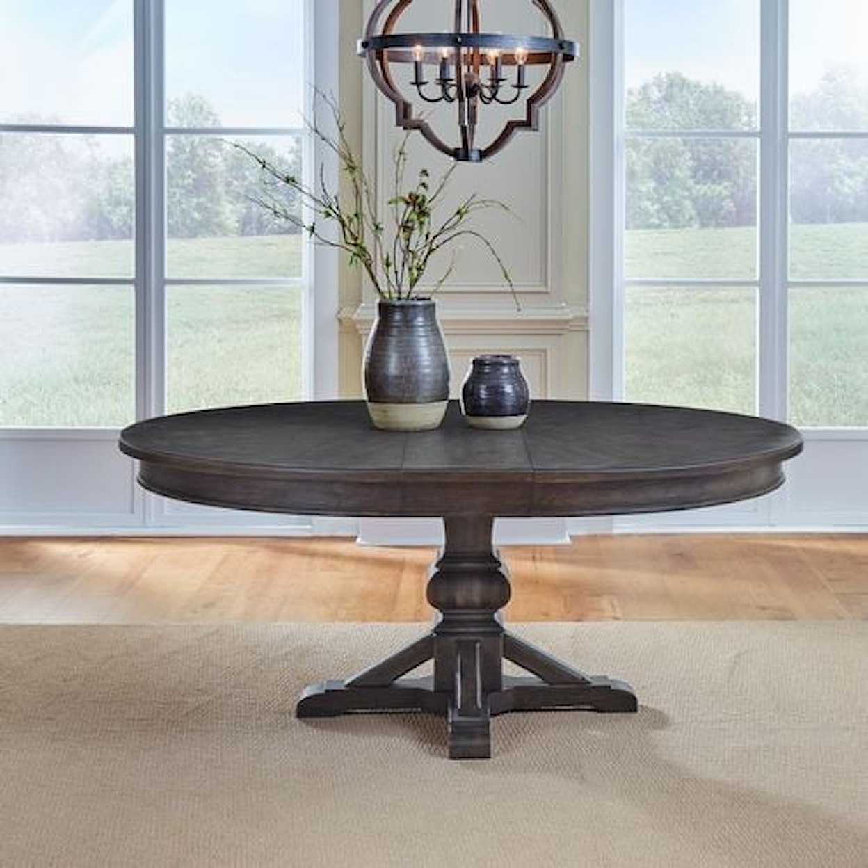 Liberty Furniture Paradise Valley Optional 5-Piece Dining Pedestal Table Set