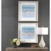 Uttermost Framed Prints Sea Glass Sandbar Framed Prints, Set/2