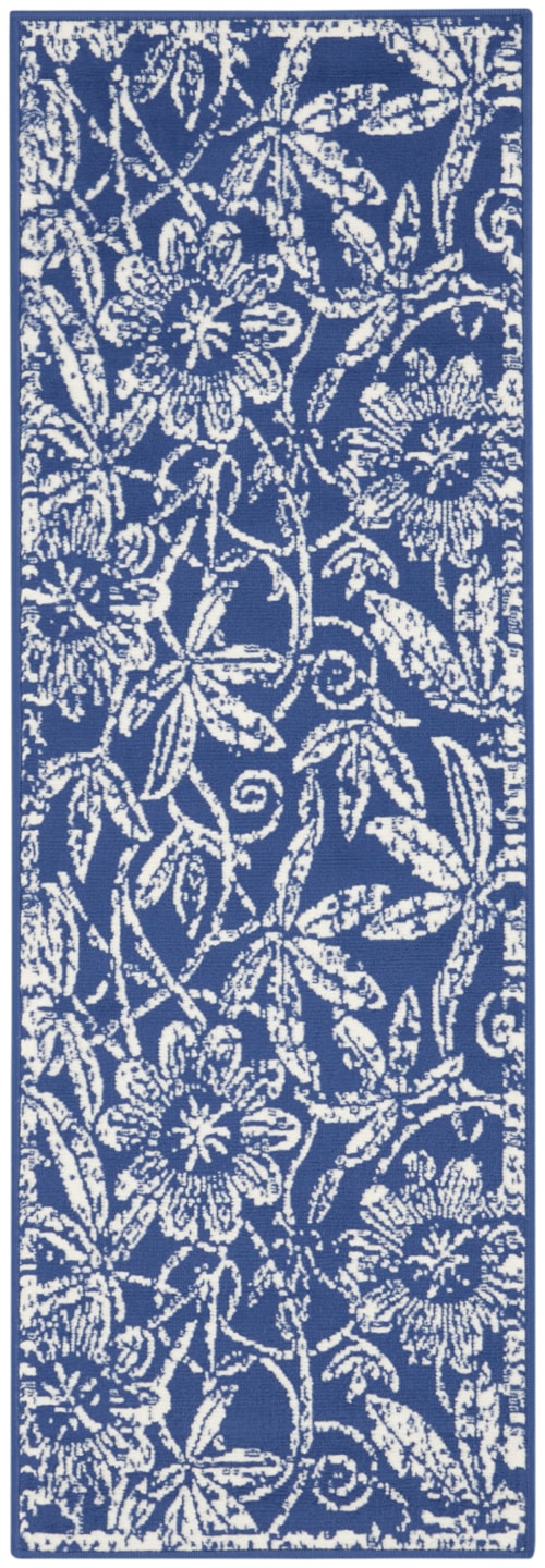 2' x 8' Navy Runner Rug