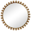 Uttermost Mirrors - Round Cyra Gold Round Mirror