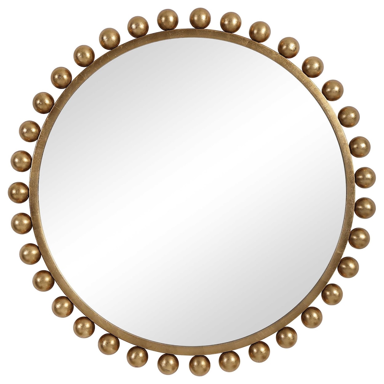 Uttermost Mirrors - Round Cyra Gold Round Mirror