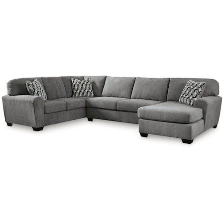 3-Piece Sectional With Chaise