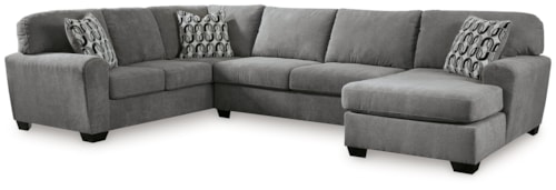 3-Piece Sectional With Chaise