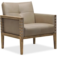Contemporary Upholstered Accent Arm Chair