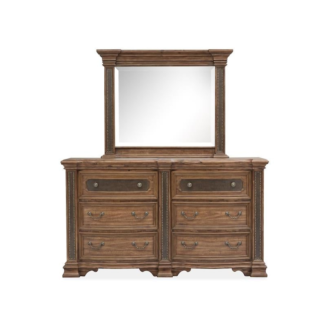 Magnussen Home Lariat Bedroom Dresser & Mirror Set