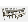 Jofran Telluride Trestle Ext. Dining Table