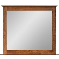 Solid Wood Dresser Mirror