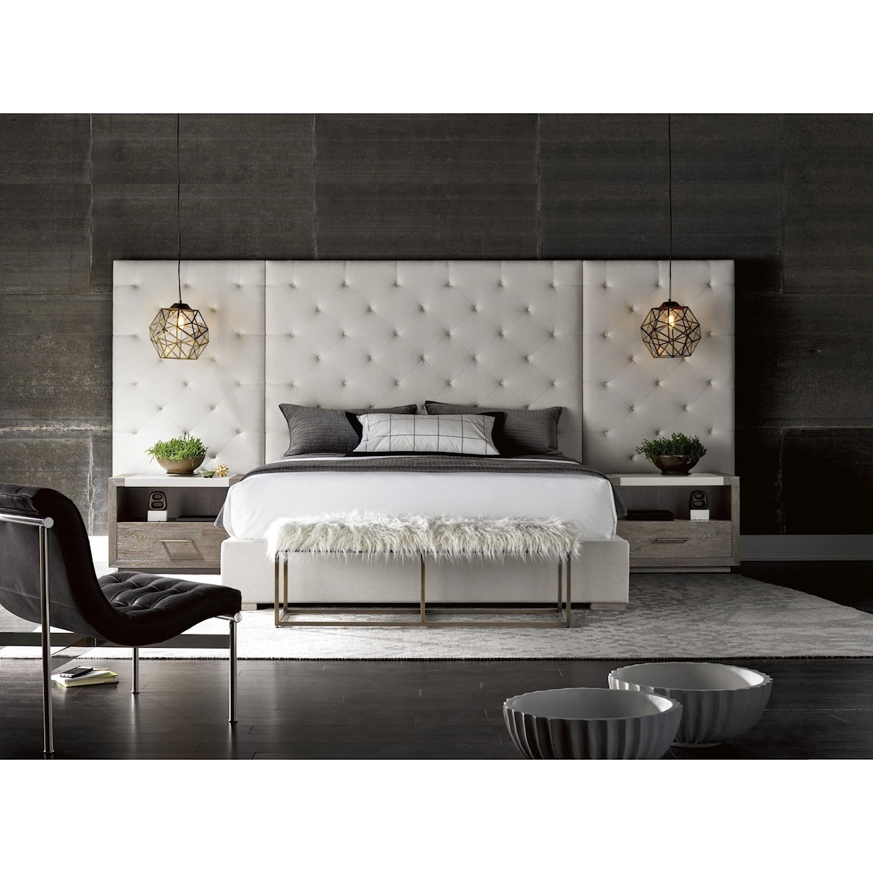 Universal Modern Contemporary King Bed