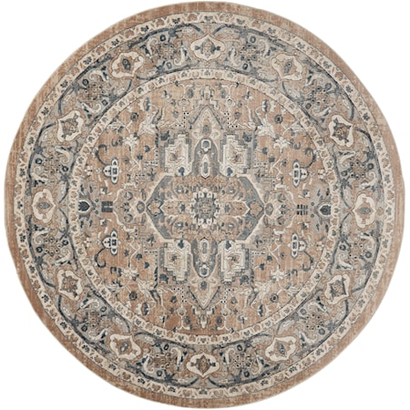 7'10" Round  Rug