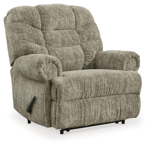 Traditional Zero Wall Recliner with Rolled Arms