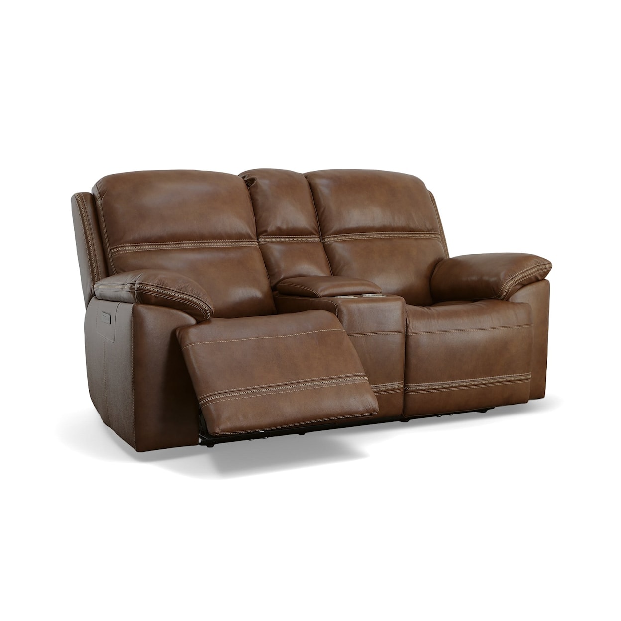 Flexsteel 1759 Jackson Power Reclining Console Loveseat