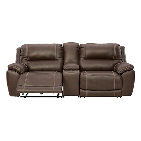 Power Reclining Sectional Loveseat