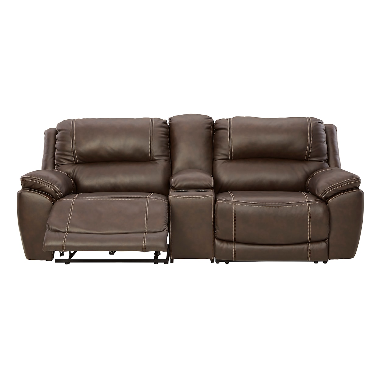 Signature Design Dunleith Power Reclining Sectional Loveseat