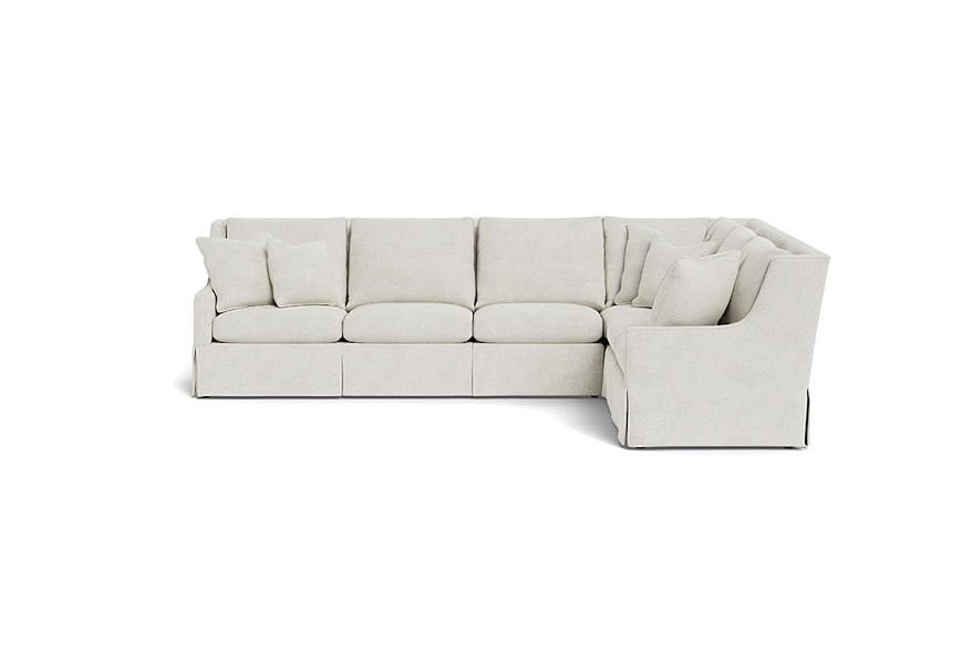 Universal Special Order Contemporary 2-Piece Sectional Sofa, Stuckey  Furniture