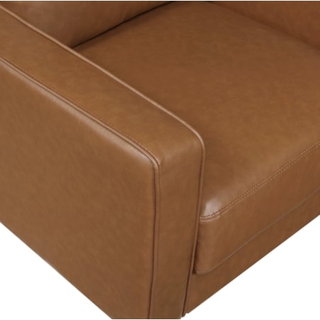 Faux Leather Loveseat