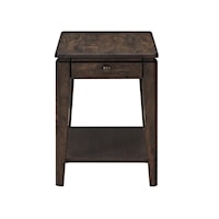 Contemporary End Table with Storage Drawer