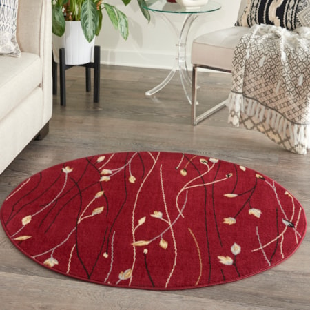 5&apos;3&quot; Round  Rug