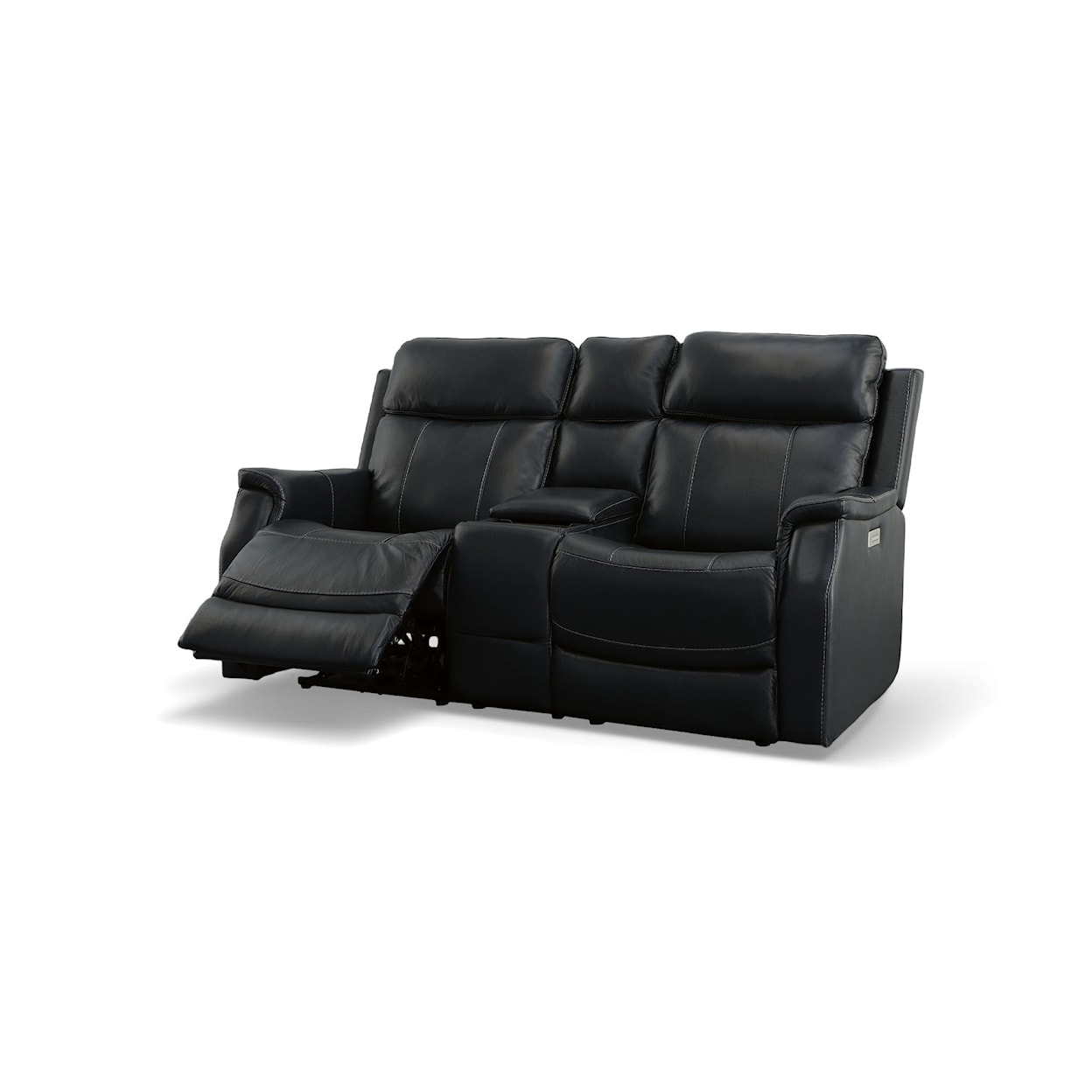 Flexsteel Easton Power Reclining Console Loveseat