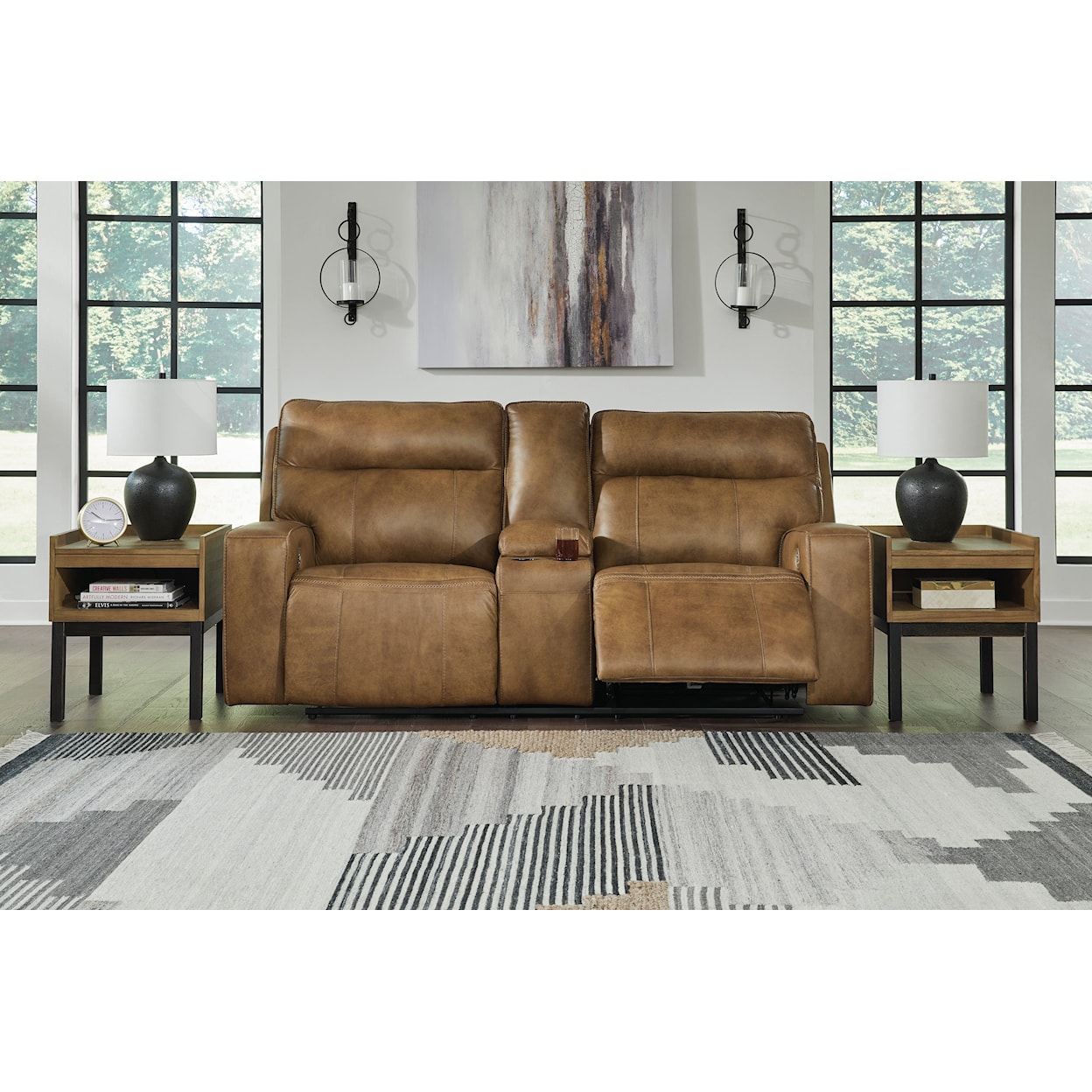 Signature Design by Ashley Game Plan Power Reclining Loveseat
