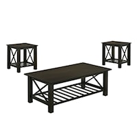 Transitional 3-Piece Coffee and End Table Set