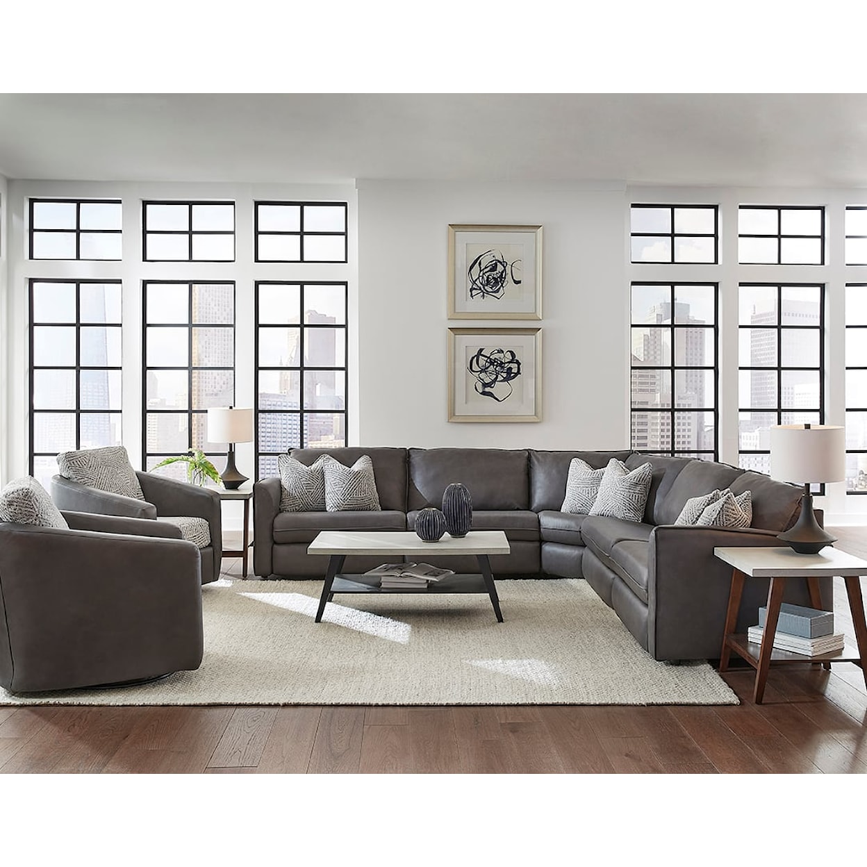 Southern Motion Dax Power Reclining Sectional