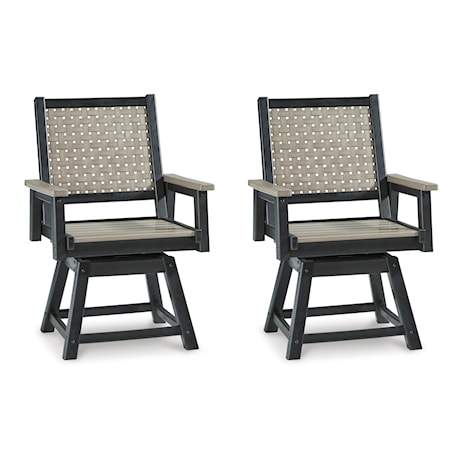 Outdoor Swivel Chair (Set of 2)