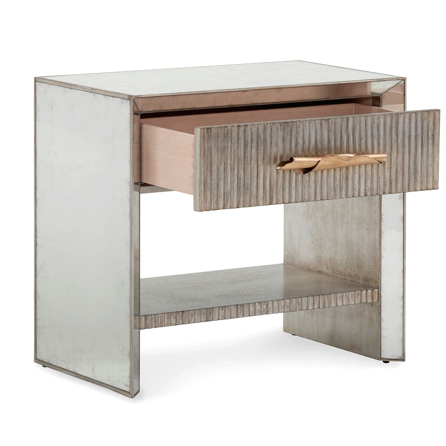 Moon Shadow Single-Drawer Nightstand