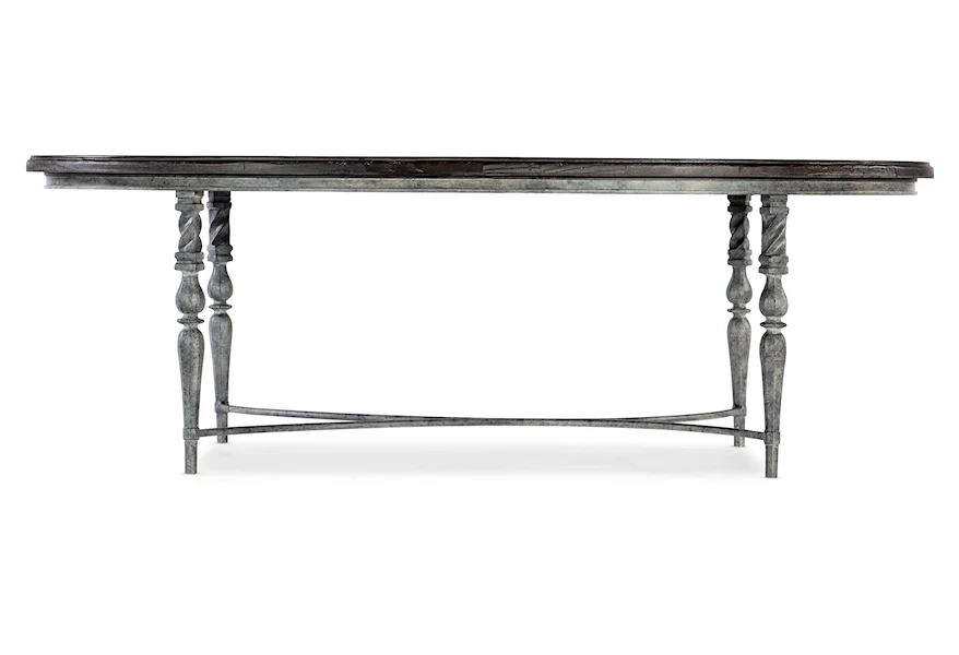 Traditions Oval Cocktail Table by Hooker Furniture at Darvin Furniture