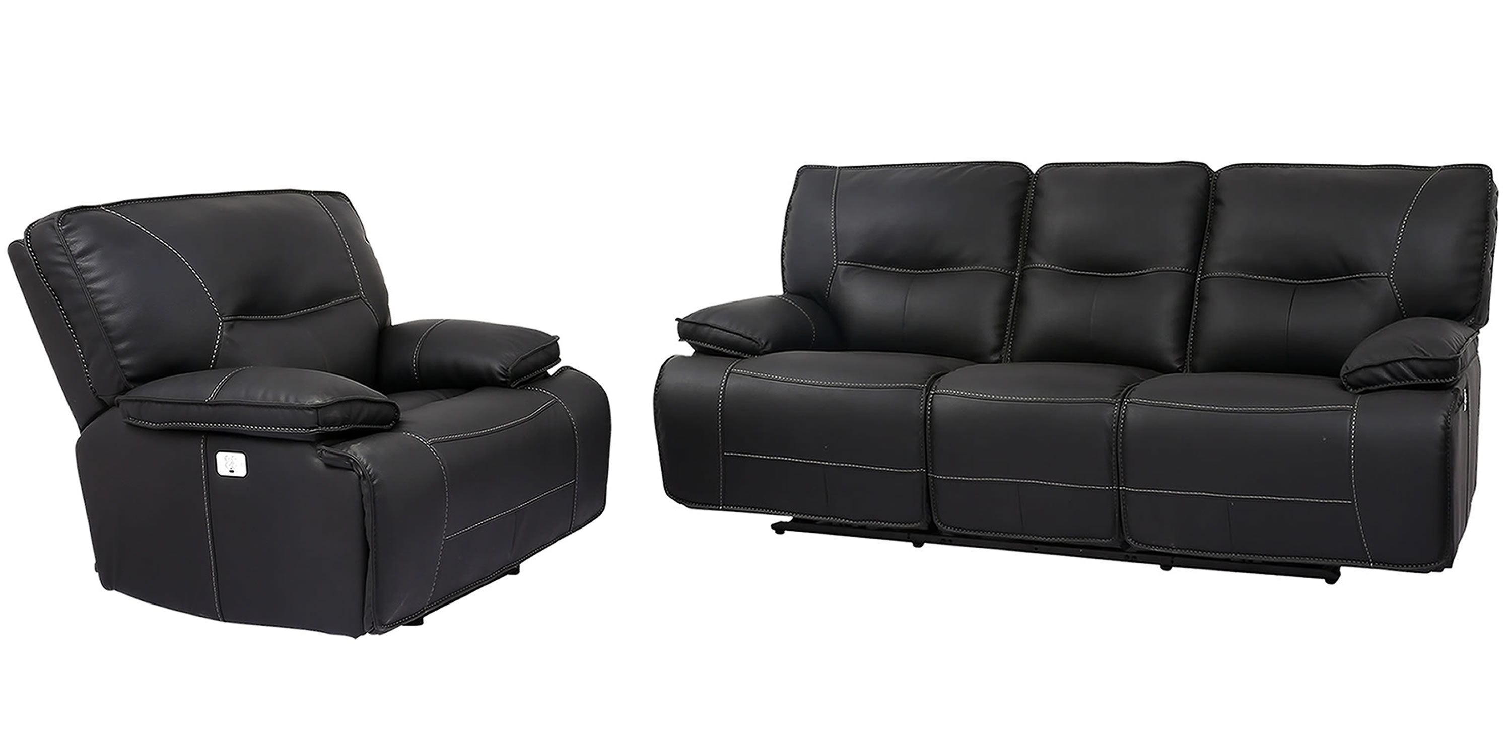 Parker Living Spartacus Power Reclining Sofa and Recliner Set