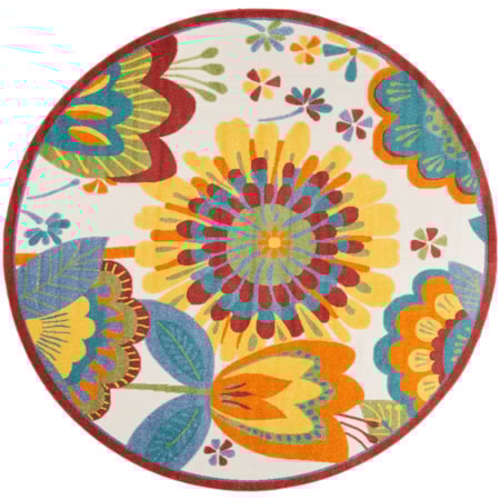 7'10" Round Rug